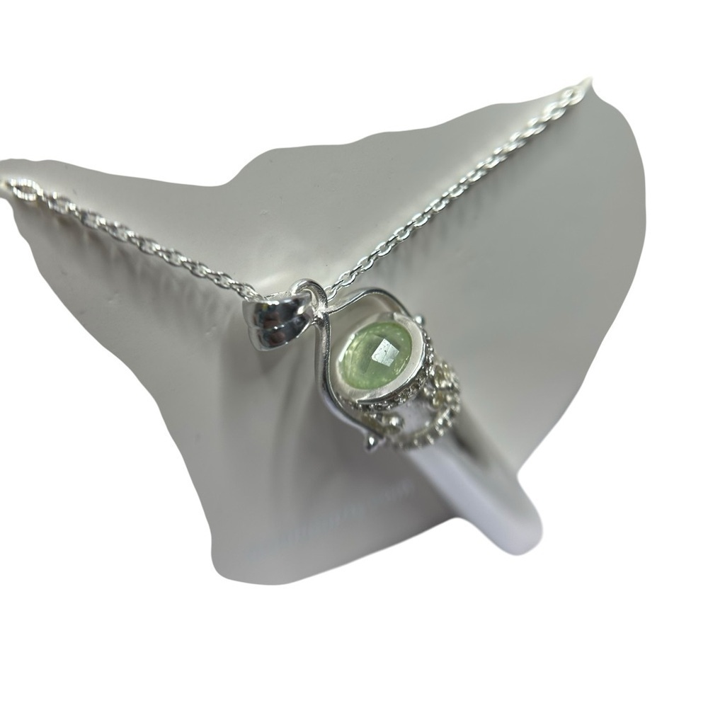 Ring Bomb Party RBP #2864 Dedicated to Greatness Genuine Green Quartz Necklace - Picture 3 of 6
